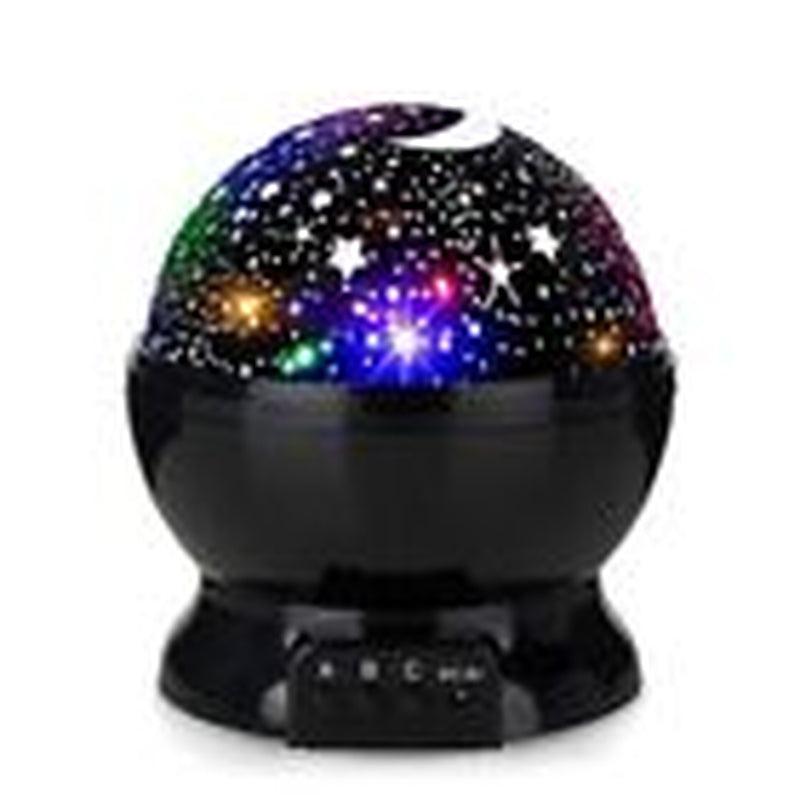 Starry Night Light Projector Star Sky Moon Lamp Kids Bedroom Lights Rotating LED