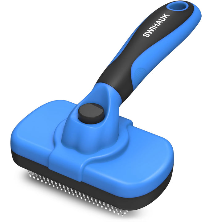 Cleaning Slicker Brush - Skin Friendly Deshedding Grooming Tool for Dogs