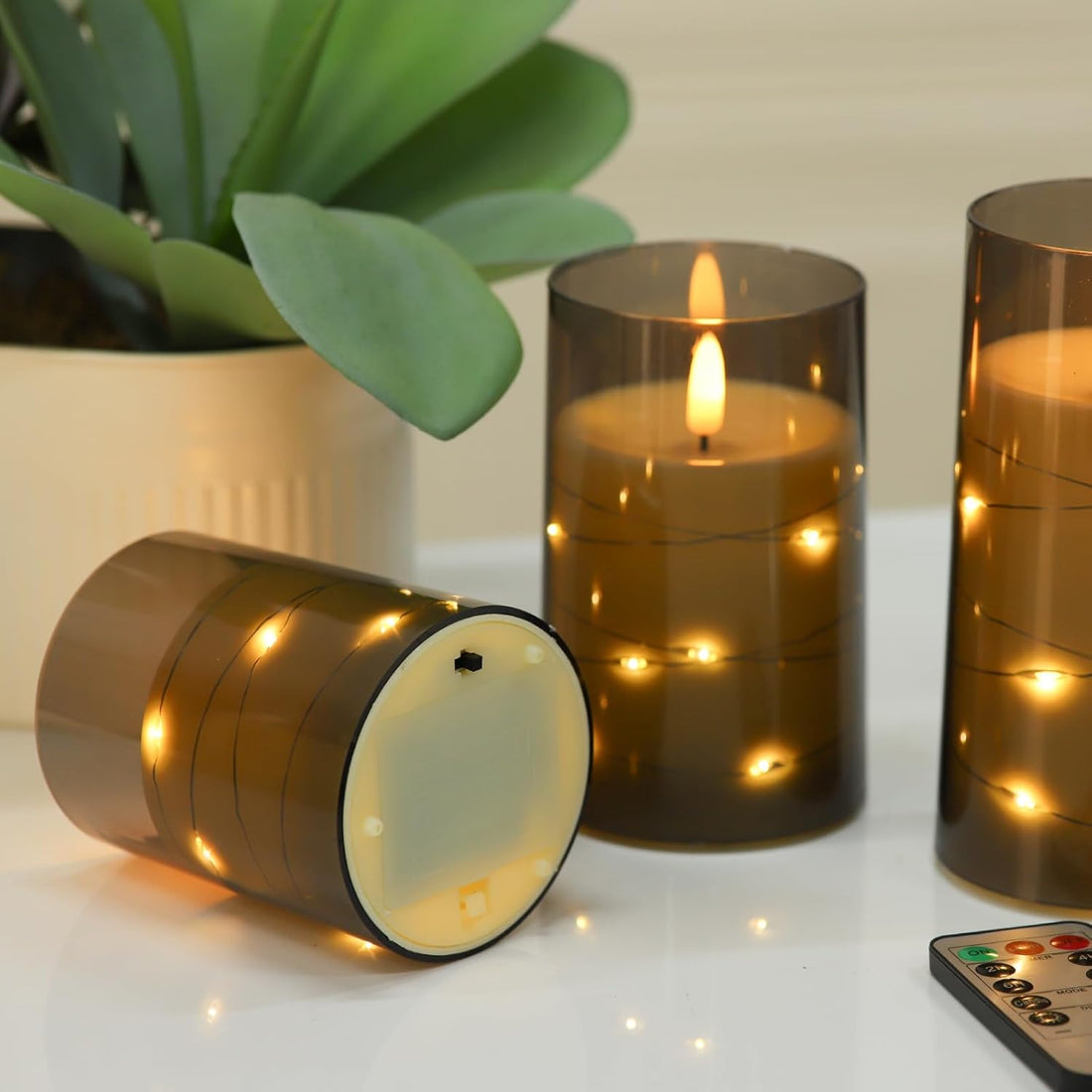 Candles,Battery Operated Candles LED Candles with Remote