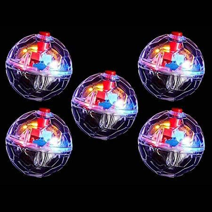 5 PCS Cat Hunting Ball Motion Ghost Light up Cat Balls LED Motion Activated Cat