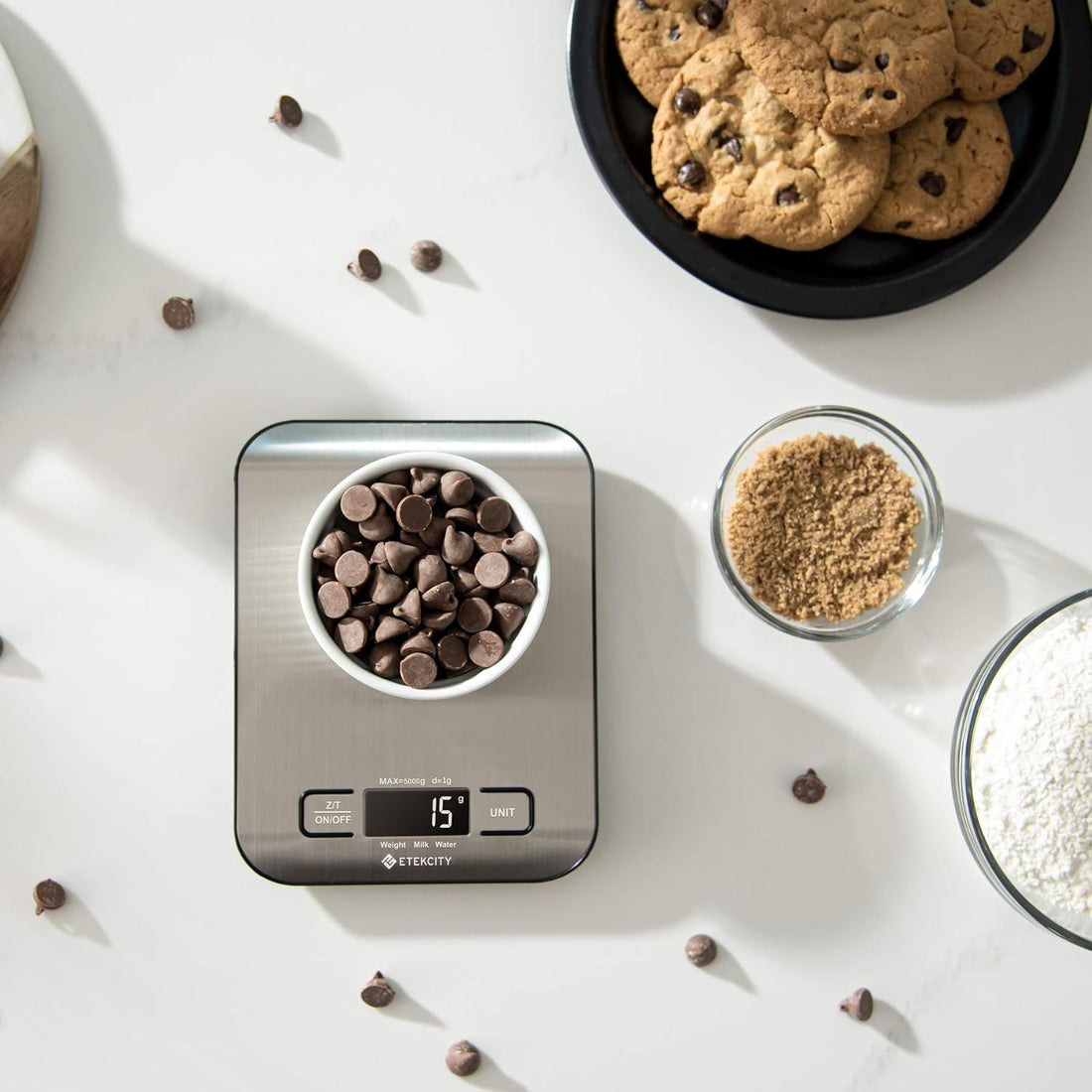 Kitchen Scale, Digital Grams and Ounces for Weight Loss, Baking, Cooking