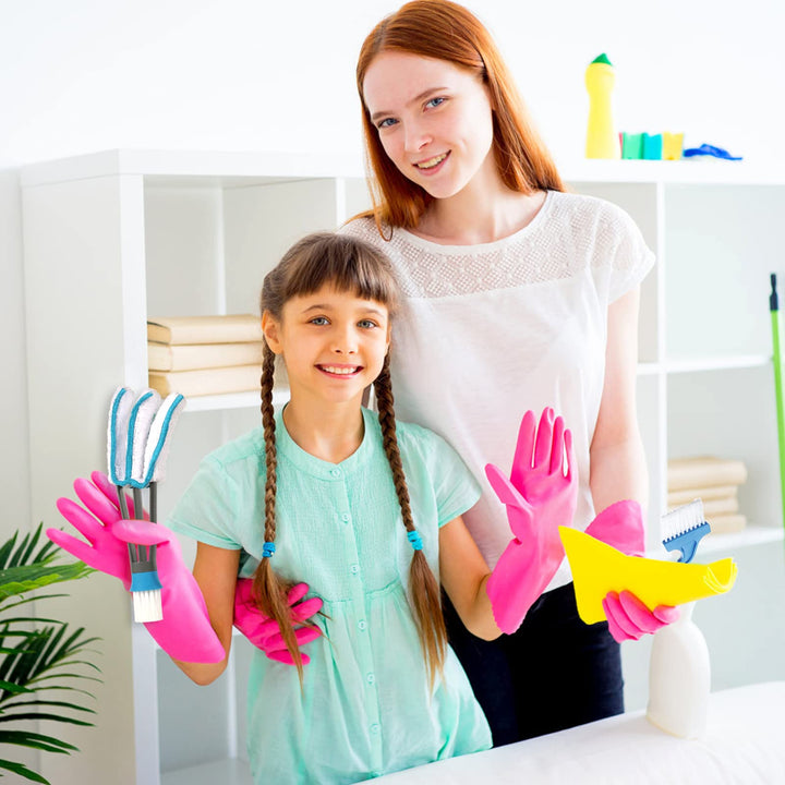 Blind Duster, Blind Cleaner Duster and Brush Kit with 2pcs Removable Microfiber