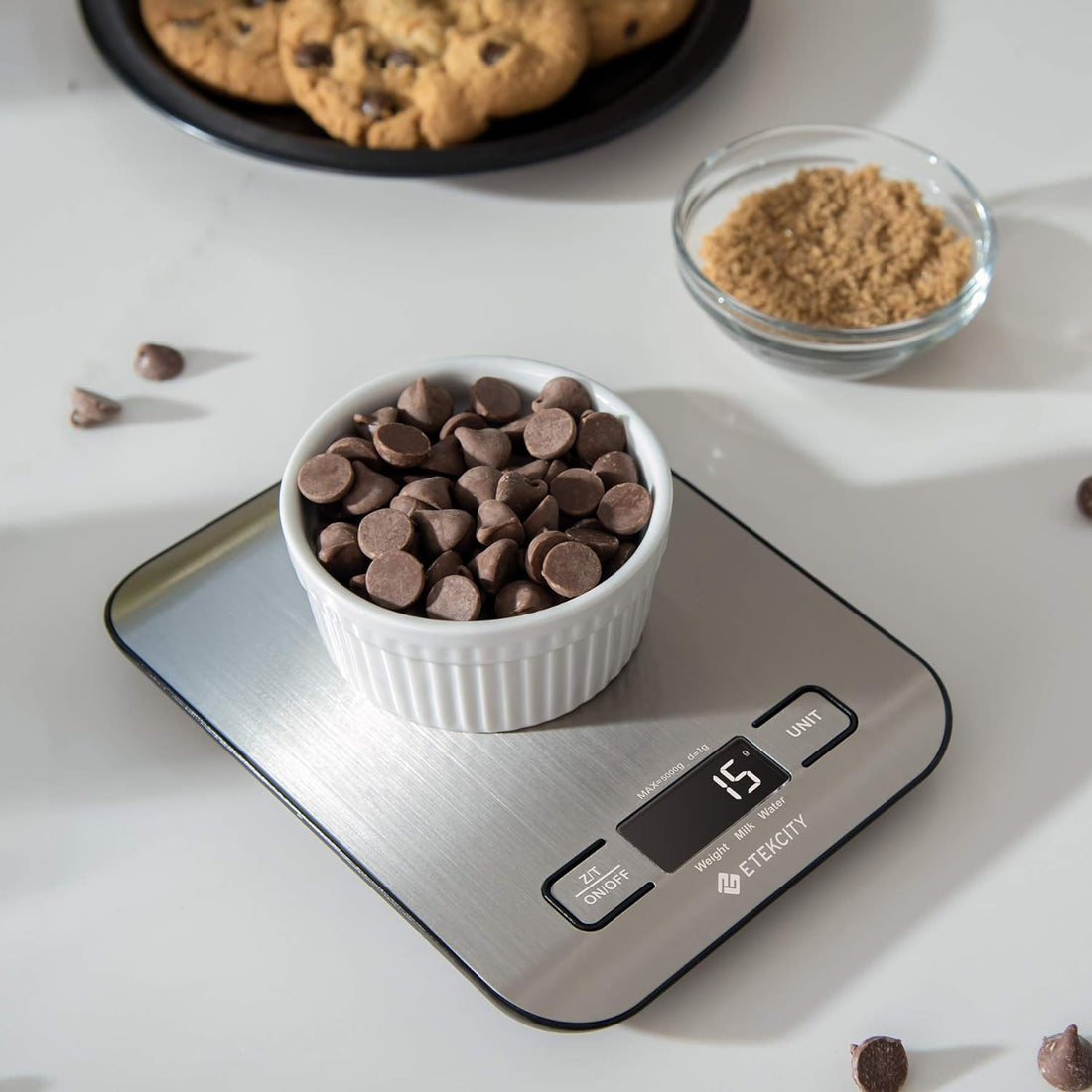 Kitchen Scale, Digital Grams and Ounces for Weight Loss, Baking, Cooking