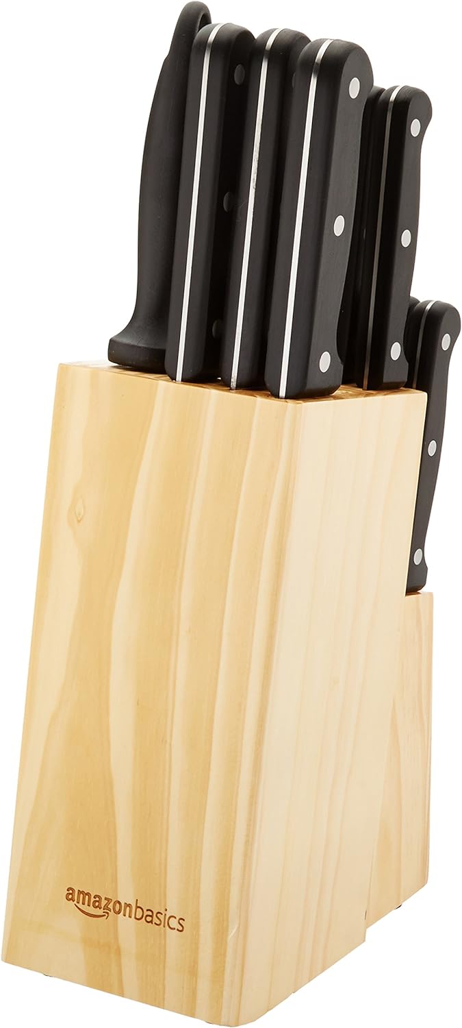 14-Piece Kitchen Knife Set with High-Carbon Stainless-Steel