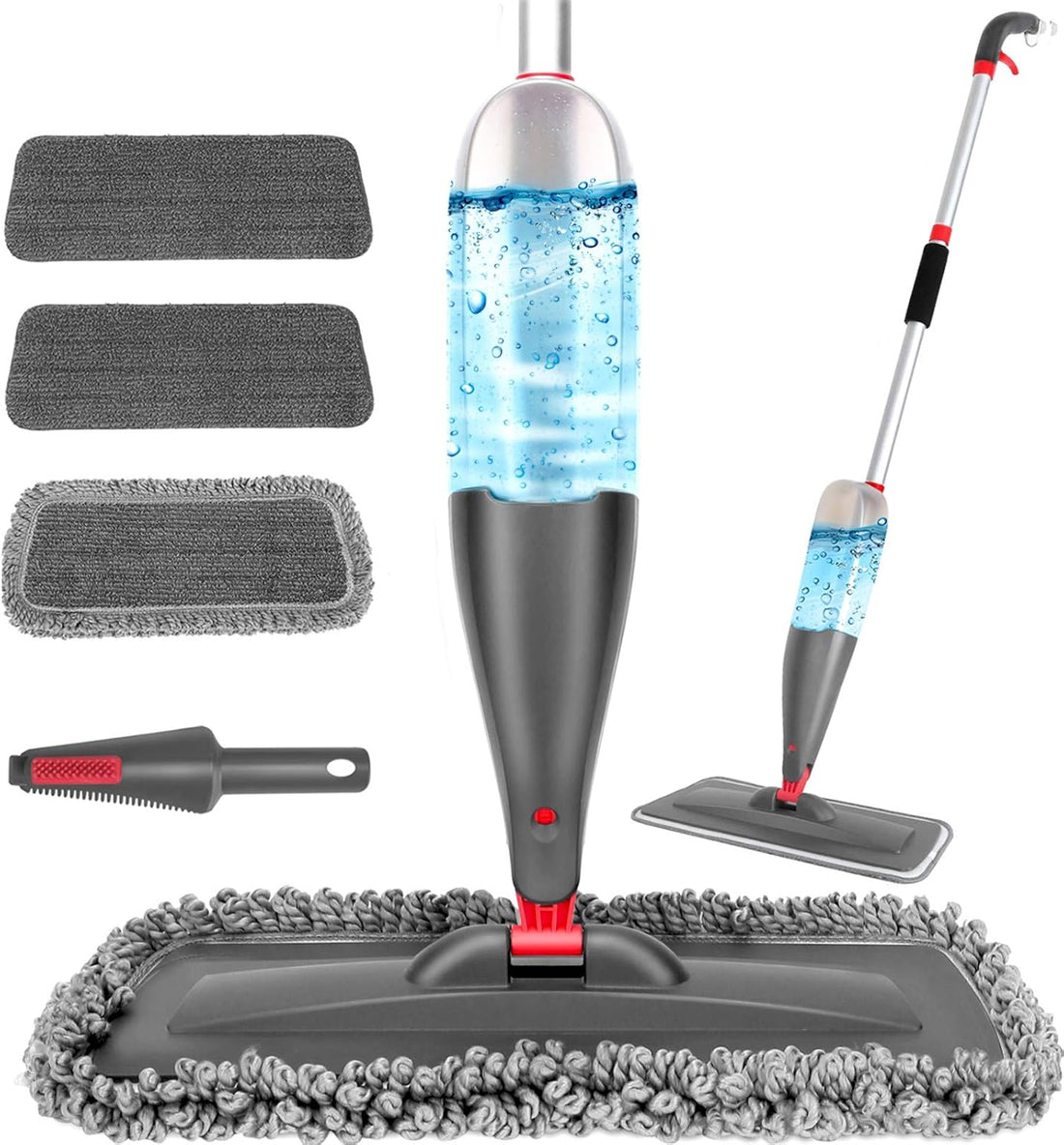 Spray Mop for Floor Cleaning with 3pcs Washable Pads