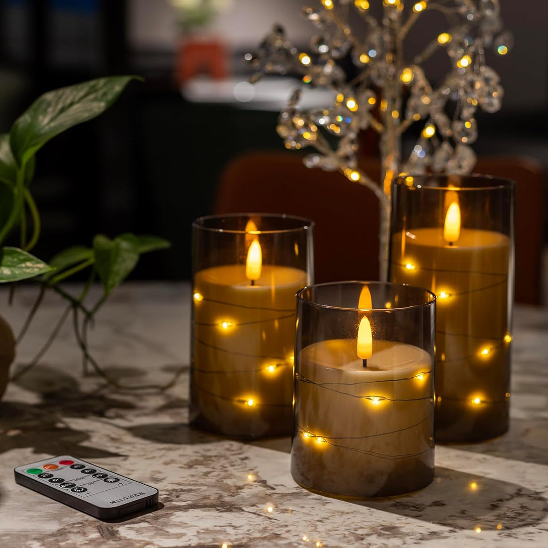 Candles,Battery Operated Candles LED Candles with Remote