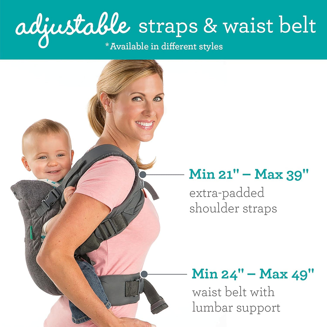 Flip Advanced 4-in-1 Carrier - Ergonomic, convertible, face-in