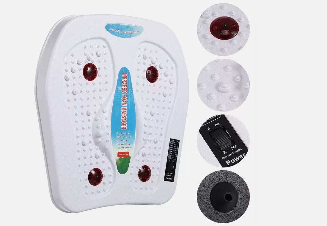 Foot and Leg Vibrating Blood Circulation Massager with Heating 9 Modes UK