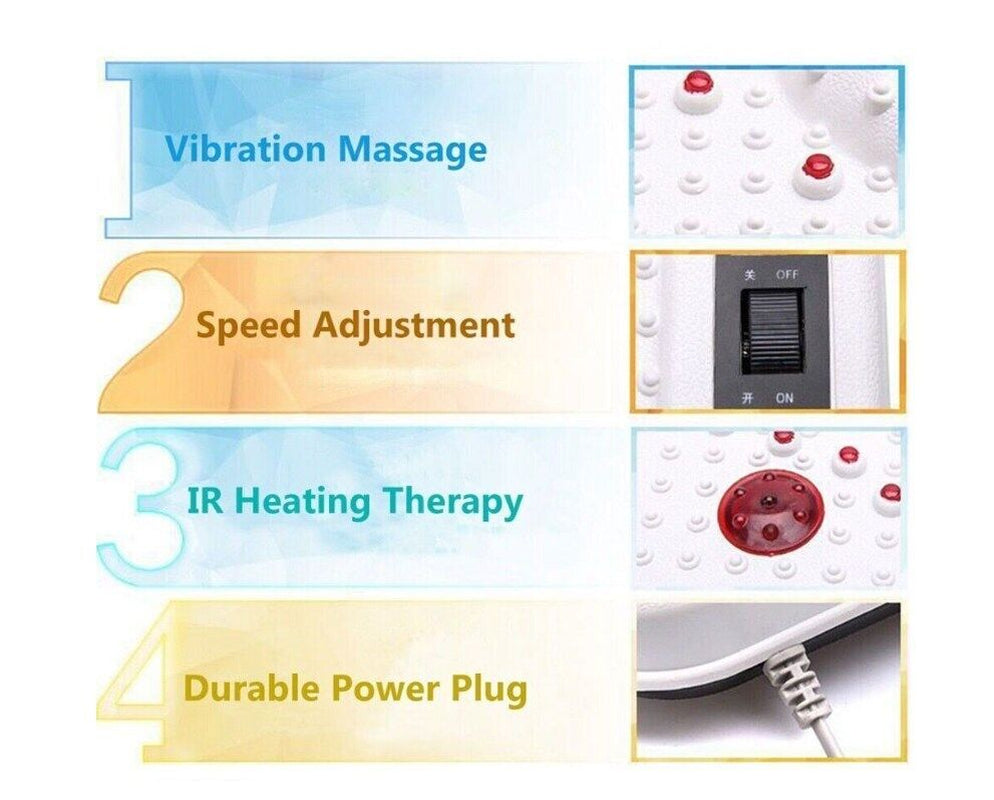 Foot and Leg Vibrating Blood Circulation Massager with Heating 9 Modes UK